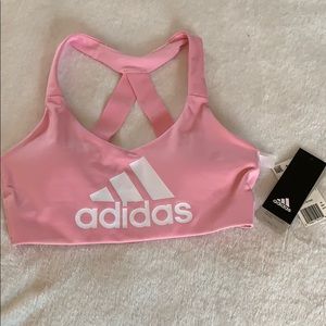 Pink Adidas Sports Bra sz Small